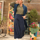 Pantalon Alex - Velours côtelé marine - Quintessence