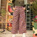 Pantalon Alex - Velours milleraies violettes sauvages - Quintessence