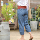 Pantalon Baptiste - jean de coton bleu - Quintessence