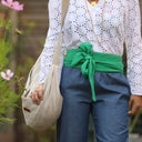 Pantalon Baptiste - jean de coton bleu - Quintessence