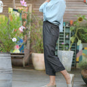 Pantalon Baptiste - jean de coton noir - Quintessence