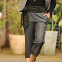 Pantalon Baptiste - jean de coton noir - Quintessence