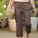 Pantalon Baptiste - lin chocolat - Quintessence