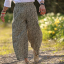 Pantalon Briac - Armuré de coton Savane graphique - Quintessence