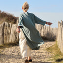 Pantalon Briac - Coton/lin/viscose blanc cassé - Quintessence