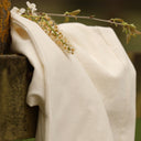 Pantalon Briac - Coton/lin/viscose blanc cassé - Quintessence