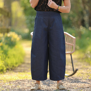 Pantalon Briac - jean de coton bleu brut