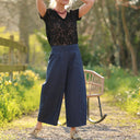 Pantalon Briac - jean de coton bleu brut - Quintessence