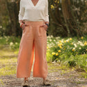 Pantalon Briac - Lin abricot - Quintessence