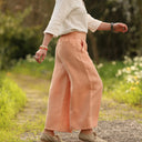Pantalon Briac Lin abricot | Quintessence