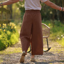 Pantalon Briac - lin lavé écureuil - Quintessence