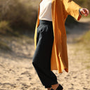 Pantalon Briac - lin marine - Quintessence