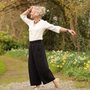 Pantalon Briac - lin noir - Quintessence