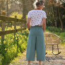 Pantalon Briac - lin stone wash celadon - Quintessence