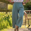 Pantalon Briac - lin stone wash celadon - Quintessence