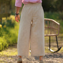 Pantalon Briac - lin stone wash naturel - Quintessence