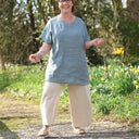 Pantalon Briac - lin stone wash naturel - Quintessence