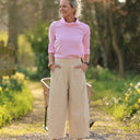 Pantalon Briac - lin stone wash naturel - Quintessence