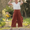 Pantalon Briac - lin terracotta - Quintessence
