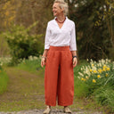 Pantalon Briac lin terre cuite | Quintessence