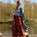 Pantalon Briac lin terre cuite | Quintessence