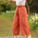 Pantalon Briac lin terre cuite | Quintessence