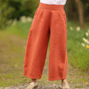 Pantalon Briac - lin terre cuite - Quintessence
