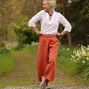 Pantalon Briac lin terre cuite | Quintessence