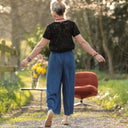 Pantalon Briac - lyocell denim bleu profond - Quintessence