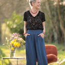 Pantalon Briac - lyocell denim bleu profond - Quintessence
