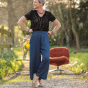 Pantalon Briac - lyocell denim bleu profond - Quintessence