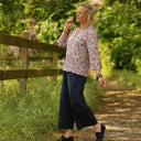 Pantalon Briac - sergé de coton bleu marine - Quintessence