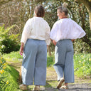 Pantalon Briac - sergé de coton bleu marine - Quintessence