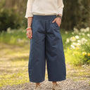 Pantalon Briac - Sergé de coton indigo - Quintessence
