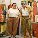 Pantalon Briac - sergé de coton ocre - Quintessence