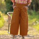 Pantalon Briac - sergé de coton ocre - Quintessence