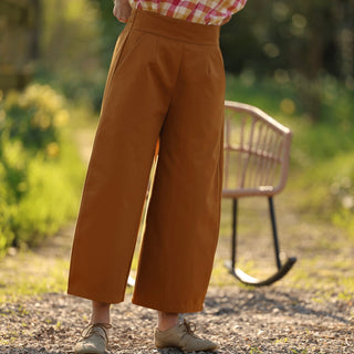 Pantalon Briac - sergé de coton ocre