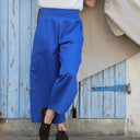Pantalon Briac - Toile de coton Bleu Majorelle - Quintessence