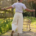 Pantalon Briac - toile de coton écru - Quintessence