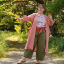 Pantalon Briac Toile de coton Olive | Fabriqué en France | Quintessence