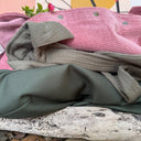 Pantalon Brieuc sergé tailleur olive - Quintessence