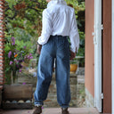 Pantalon Brieuc velours côtelé bleu nuage - Quintessence