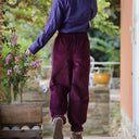 Pantalon Brieuc velours côtelé bordeaux - Quintessence