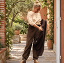 Pantalon Brieuc velours côtelé chocolat - Quintessence