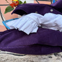 Pantalon Brieuc velours côtelé prune - Quintessence
