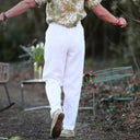 Pantalon Eliot - Lin blanc - Quintessence