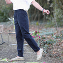 Pantalon Eliot - Lin marine - Quintessence