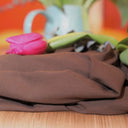 Pantalon Eliot - Sergé de coton chocolat - Quintessence