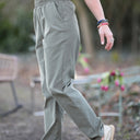 Pantalon Eliot - Sergé kaki - Quintessence