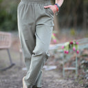 Pantalon Eliot - Sergé kaki - Quintessence